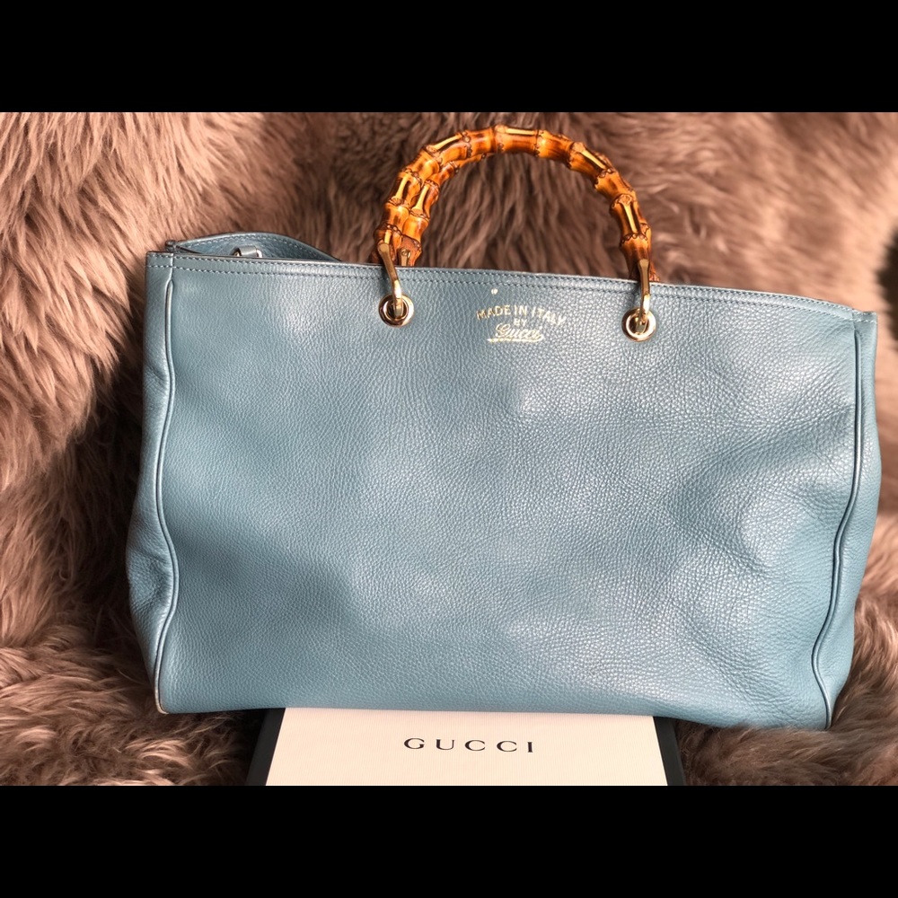 Gucci bamboo shopper
